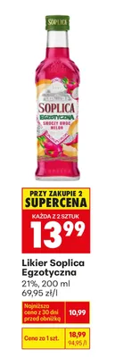 Likier Soplica egzotyczna promocja w Biedronka