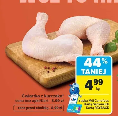 Ćwiartka z kurczaka promocja w Carrefour