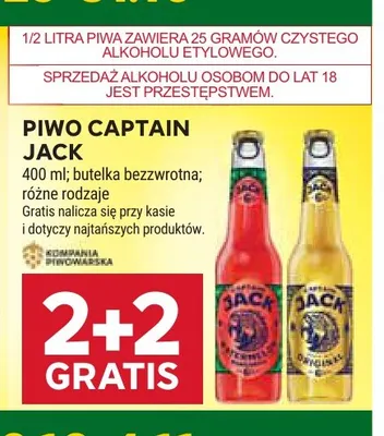 Piwo Captain Jack Pirate Orange promocja w Stokrotka
