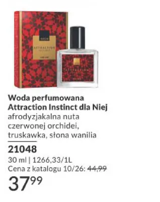 Woda perfumowana Avon Attraction Instinct dla Niej promocja w AVON