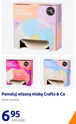 Zestaw do malowania miski Crafts & Co Groovy Lips promocja w Action