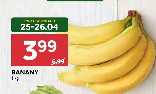 Banany promocja w Stokrotka