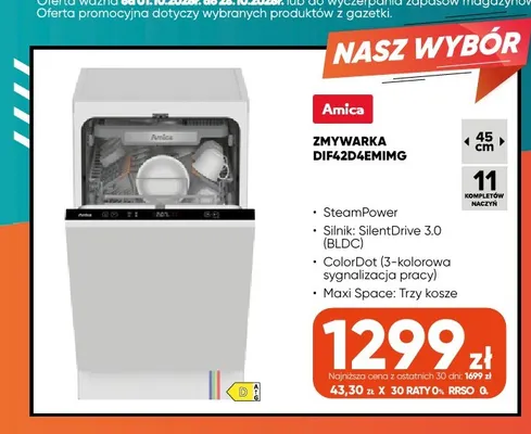 Zmywarka DIF42D4EMIMG Amica promocja w Max Elektro
