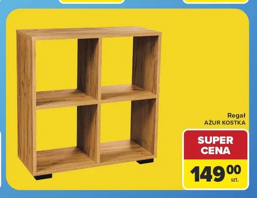 Regał Ażur Kostka promocja w Carrefour