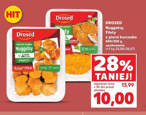 Nuggetsy z piersi kurczaka Drosed promocja w Kaufland
