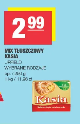 Mix tłuszczowy Kasia Upfield promocja w SPAR