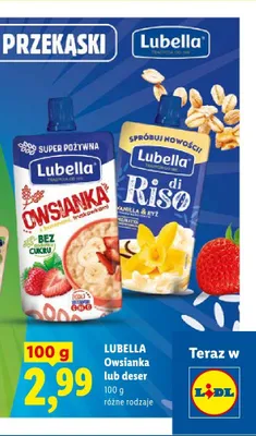 Deser, różne rodzaje promocja w Lidl