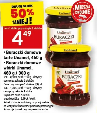 Buraczki domowe tarte promocja w Twój Market