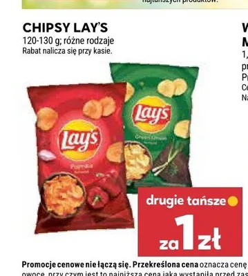 Chipsy Lay's Papryka promocja w Stokrotka