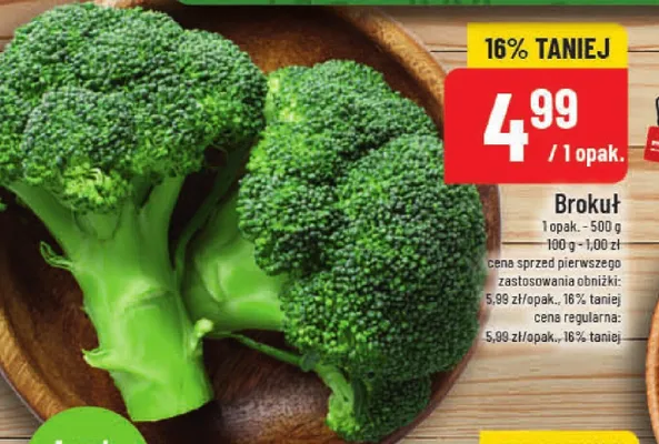 Brokuł promocja w POLOmarket