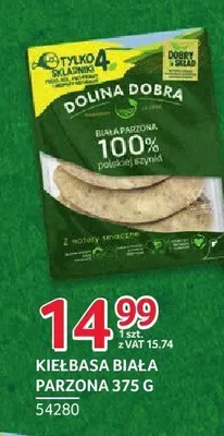 Kiełbasa biała parzona Dolina Dobra promocja w Selgros