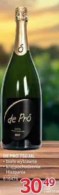 Cava DE PRO 750 ML promocja w Selgros