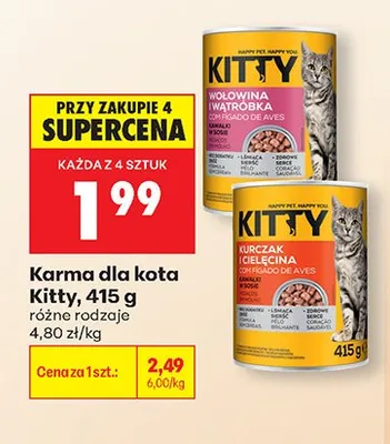 Karma dla kota Kitty promocja w Biedronka