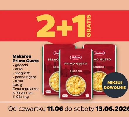 Makaron orzo Primo Gusto promocja w Netto