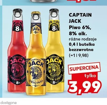 Piwo Captain Jack Original 400 ml promocja w Kaufland