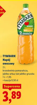 Napój owocowy brzoskwinia-pomarańcza promocja w Lidl
