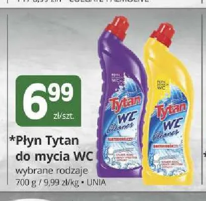 Płyn do mycia WC Tytan promocja w Marketvita