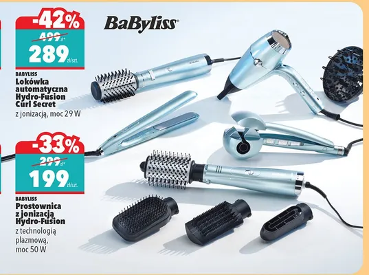 Lokówka automatyczna Hydro-Fusion Curl Secret z jonizacją promocja w Biedronka