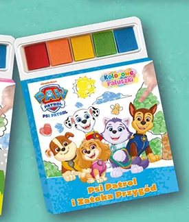 Książka Kolorowe Paluszki Psi Patrol i Zatoka Przygód promocja w Biedronka