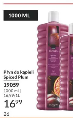 Płyn do kąpieli Spiced Plum Avon promocja w AVON