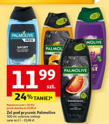 Żel pod prysznic Palmolive wybrane rodzaje promocja w Auchan