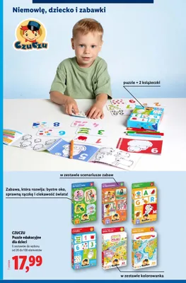 Puzzle edukacyjne CzuCzu Na placu zabaw promocja w Lidl