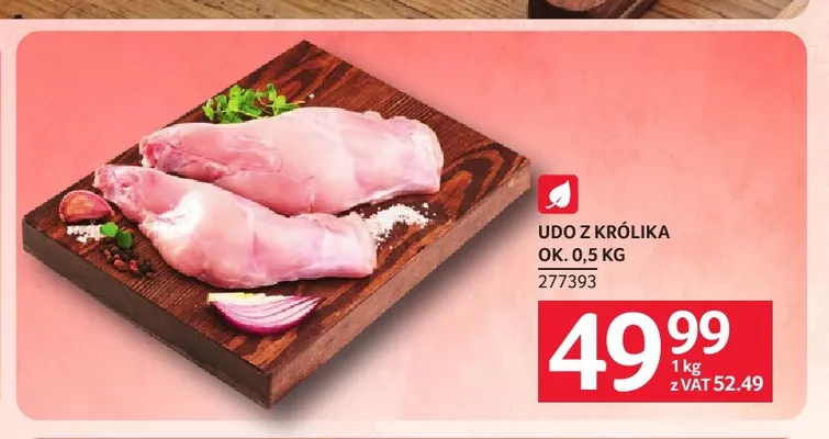 Udo z królika ok. 0,5 kg promocja w Selgros
