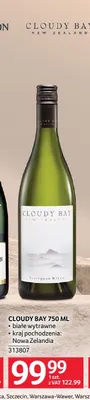 Wino Cloudy Bay białe wytrawne Nowa Zelandia promocja w Selgros
