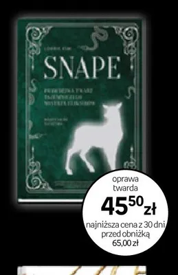Książka Snape oprawa twarda promocja w Empik