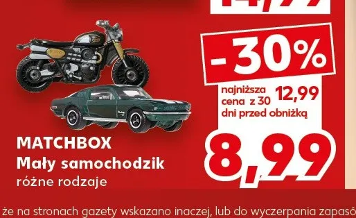 Mały samochodzik Matchbox promocja w Kaufland
