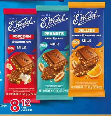 Czekolada mleczna Peanuts Sweet & Salty E.Wedel promocja w Selgros