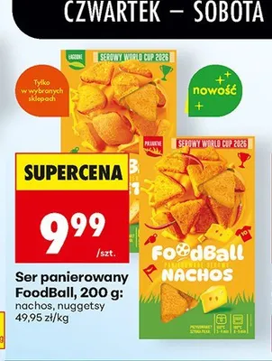Ser panierowany FoodBall Nachos promocja w Biedronka
