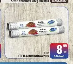 Folia aluminiowa Stella 20 m promocja w Tomi Markt