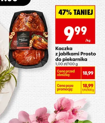 Kaczka z jabłkami Prosto do piekarnika promocja w Biedronka