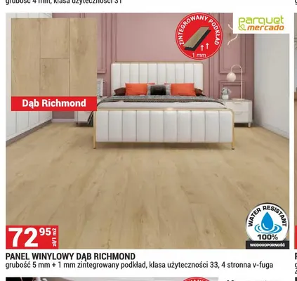 Panel winylowy Dąb Richmond Parquet & Mercado promocja w Merkury Market