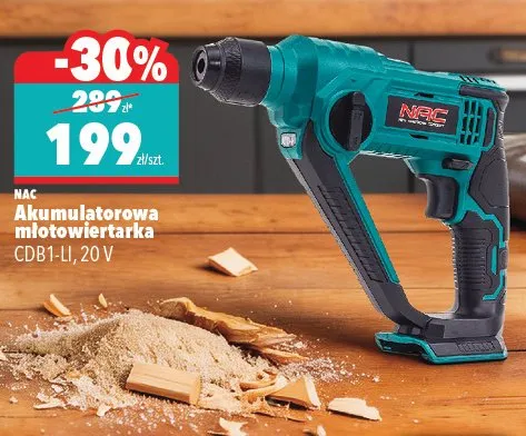 Akumulatorowa młotowiertarka CDBI-LI, 20V promocja w Biedronka Home