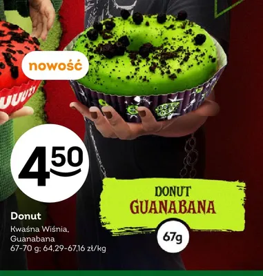 Donut Guanabana Dooti Donuts promocja w Żabka