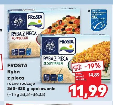 Ryba z pieca po włosku Frosta promocja w Kaufland