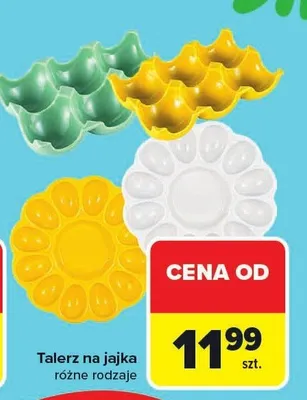 Talerz na jajka różne rodzaje promocja w Carrefour