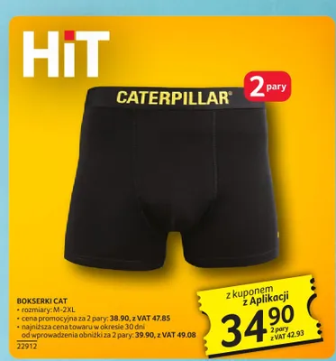 Bokserki Caterpillar 2-pak promocja w Selgros