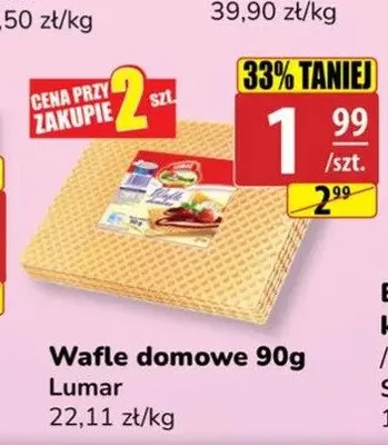 Wafle domowe Lumar promocja w API Market