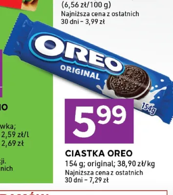Ciastka Oreo Original promocja w Stokrotka