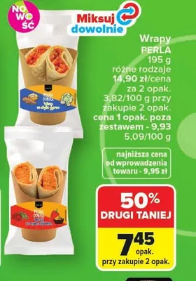 Wrapy Perla promocja w Carrefour Market