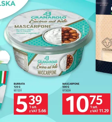Serek Mascarpone Granarolo promocja w Selgros