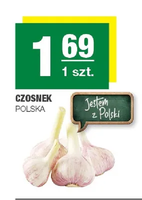 Czosnek polski promocja w SPAR