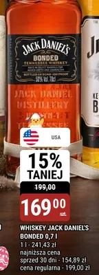 Whiskey Jack Daniel's Bonded promocja w bi1