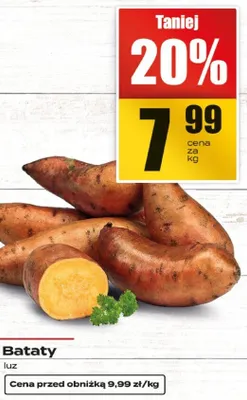 Bataty promocja w Supeco