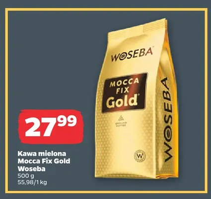 Kawa mielona Mocca Fix Gold Woseba promocja w Netto