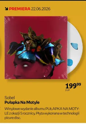 Płyta winylowa Sobel Pułapka Na Motyle 2-pak promocja w Empik