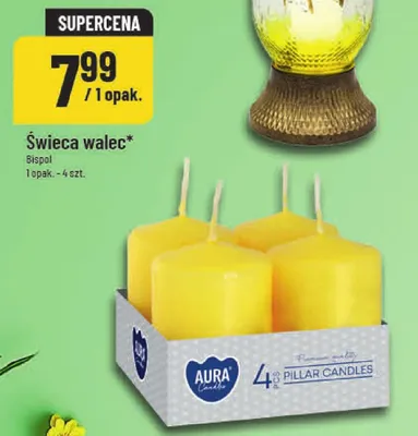 Świeca walec promocja w POLOmarket
